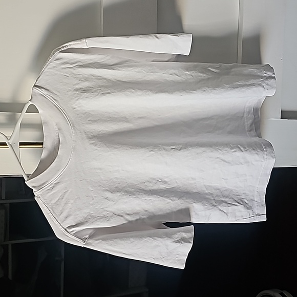 EVERLANE PREMIUM WEIGHT RELAXED TEE WHITE SIZE XS NWOT - Picture 1 of 4